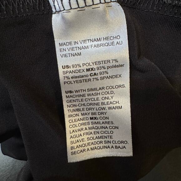 Chico's Plus Size 4 XXL Black Wide Leg Long Sleeve V- Neck Jumpsuit - Picture 7 of 7